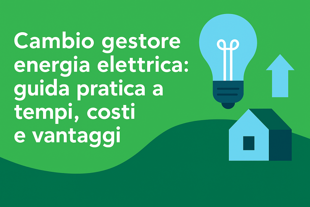 cambio gestore energia elettrica guida pratica a tempi, costi e vantaggi 3
