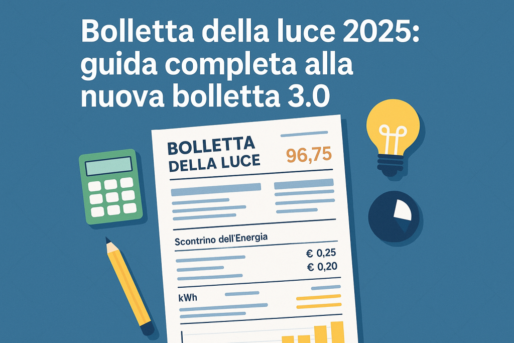come leggere la bolletta della luce 2025 guida semplice voce per voce 1