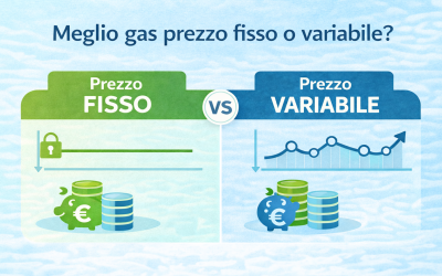 Confronto gas prezzo fisso e variabile in bolletta