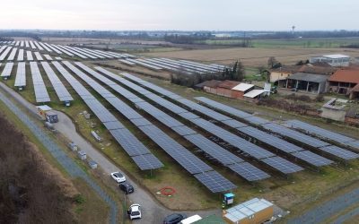 caltignaga solar park met group photo